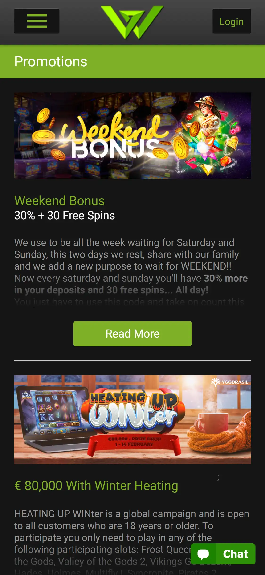 WCasino Online Mobile No Deposit Bonus Review